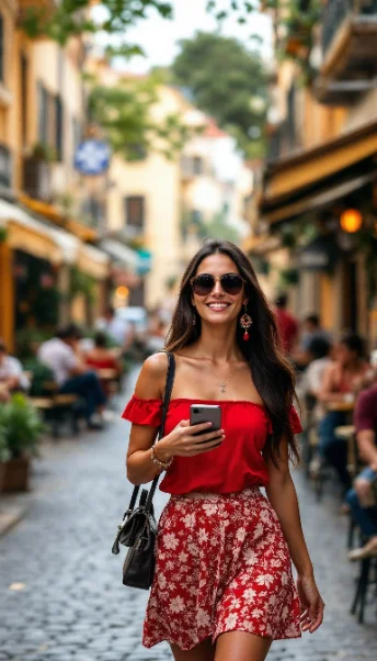 Dos personas que se cruzan en un entorno social